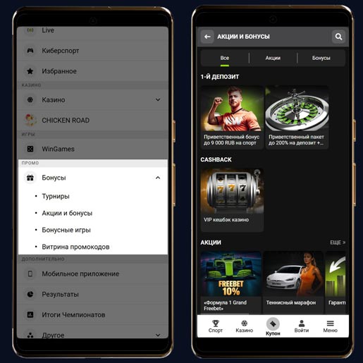 Бонусы платформы